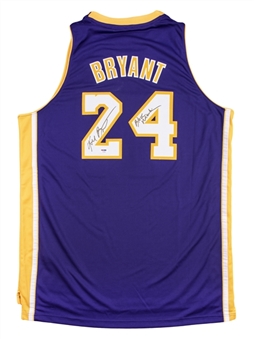 Kobe Bryant Signed Los Angeles Lakers Road Jersey With "Black Mamba" Inscription (PSA/DNA)
